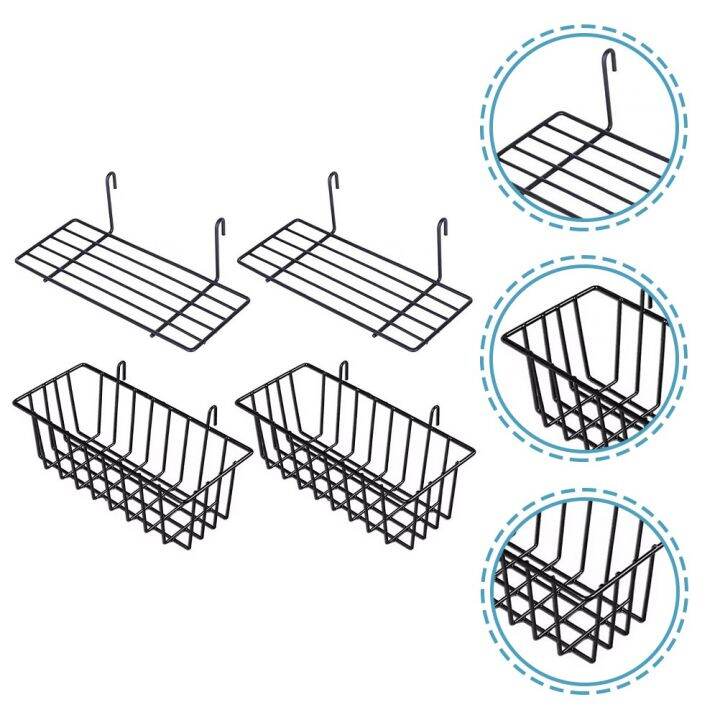 Basket Storage Wire Wall Fruit Baskets Kitchen Organizer