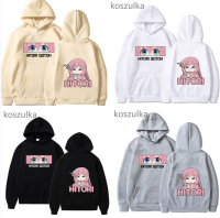 Bocchi The Rock Hoodie Long Sleeve Tops Unisex Cal Loose Anime Cosplay Fashion Gotou Hitori Sweatshirt Plus Size