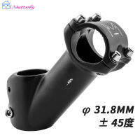 LA【ready Stock】31.8Mm Mountain Road Bike Stem Ultra-Light 45 Degrees Aluminium Alloy Handlebar Riser เพิ่มอุปกรณ์【cod】