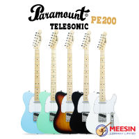 Paramount รุ่น PE200 กีตาร์ไฟฟ้า ทรง Telecaster 22 เฟร็ต บอดี้ไม้เบสวูด คอเมเปิ้ล พร้อมกระเป๋า