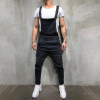 Mens Jumpsuit Fashion High Quality Suspender New streetwear Ripped Denim Summer Autumn Jeans Plus Size pantalones hombre