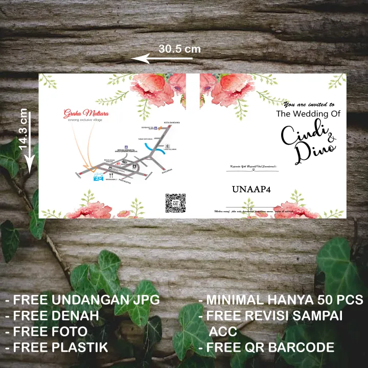 ( PER 100 PCS ) UNAAP4 FREE UNDANGAN VIDEO UNDANGAN NIKAH NIKAHAN