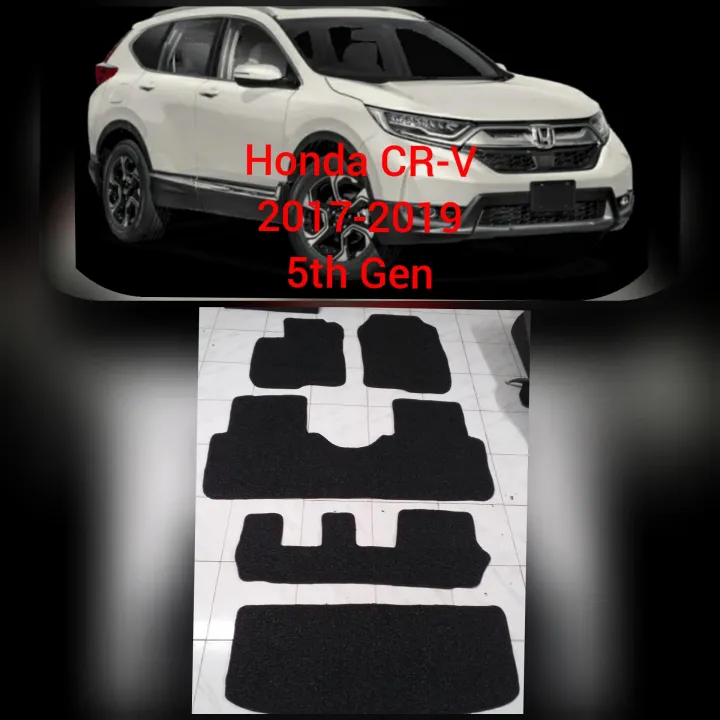 Honda CRV 20172019 Nomad Rubber Car Mat with piping Honda CRV 5th