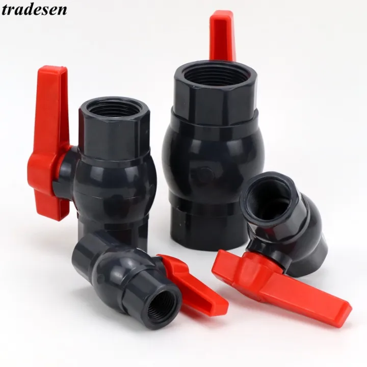[LWF 2022]☌ 1Pcs 1/2 2 PVC Female Thread Ball Valve Aquarium Fish Tank