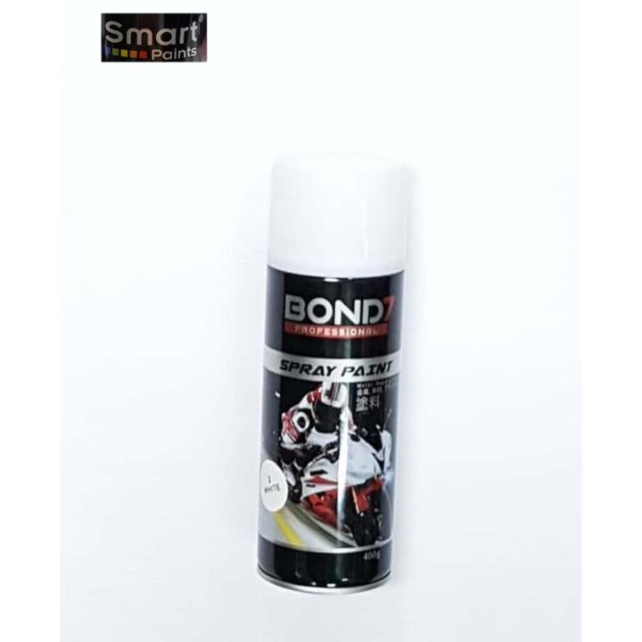 BOND 7 SPRAY PAINT 400G (2 WHITE) Lazada