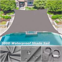 Outdoor Awning Waterproof Sun Shade Sail Garden Canopi For Terrace Yard Car Canvas Rectangle Pool Sun-Shelter Sunshade Sail