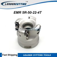 จัดส่งฟรี EMR 5R-50-22-4T / EMR 6R-50-22-4T เครื่องมือกัดกลม R5 / R6 Face Mill Shoulder Cutter สําหรับเครื่องมิลลิ่ง