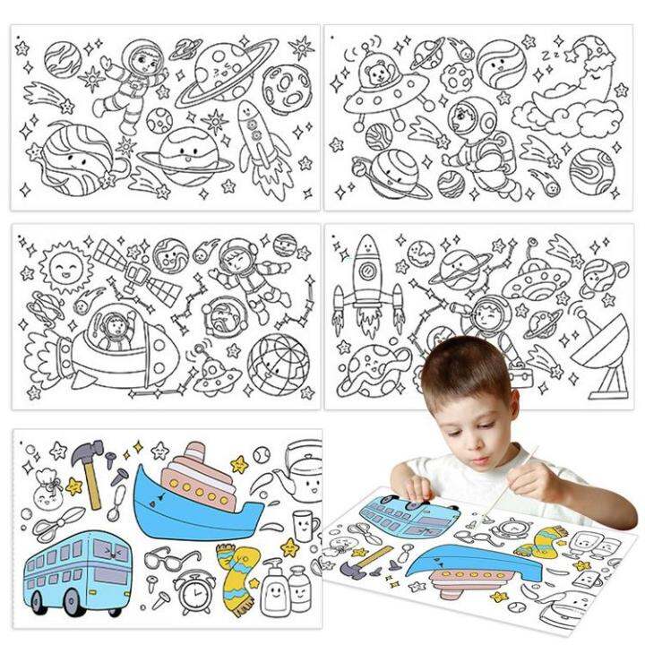 drawing-roll-coloring-paper-roll-for-kids-diy-painting-water-resistant-filling-paper-painting-drawing-paper-early-educational-drawing-book-heathly