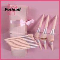 PETINAIL เครื่องมือด้ามหินอ่อนปัดแก้มแฟชั่นเครื่องสำอางคาบุกิแปรงสำหรับรองพื้นแปรงเครื่องสำอางคอนทัวร์อายแชโดว์