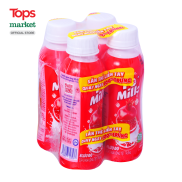 4 Chai Sữa Chua Uống Vinamilk Yomilk Lựu Đỏ 150ML - Siêu Thị Tops Market