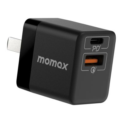 MOMAX UM36 PD 20W USB-C / Type-C + USB อะแดปเตอร์ชาร์จไฟได้อย่างรวดเร็วปลั๊ก CN