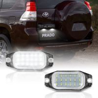 [YOMI Automotive Products] ไฟส่องป้ายทะเบียนรถ LED 2X จำนวนไฟสำหรับ Toyota Prado 10 16 FJ Cruiser XJ10 GSJ15 Land Cruiser FJ80สำหรับ Lexus LX450