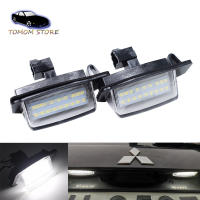 Car led rear license number plate lights no error white Mitsubishi Eclipse 1 2 3 4 Eclipse cross Outlander Lancer