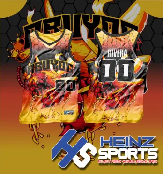 HG BASKETBALL ORANGE TEAL FULL SUBLIMATION HG JERSEY