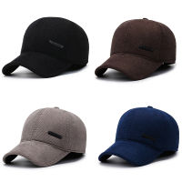 Stylish Casual Mens Caps Breathable Sports Solid Color Baseball Caps Corduroy Hat Korean Version Warm Universal Peaked Cap