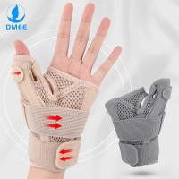 DMEE Tendinitis สายรัดข้อมือข้อมือมีหลุมรัดพลาสติกรองรับอาการปวดปลอกสายรัดปรับได้ตัวป้องกันมือสายรัดข้อมือสายรัดข้อมือสายรัดข้อมือ Penyangga Jari