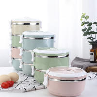 Stainless Steel Lunch Children Thermal Insulation Lunch- Picnic Bento School Student Tableware Food Storage Container
