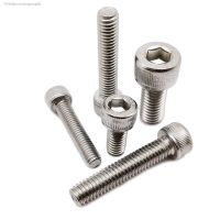 ✥✲□ 5/10/50pcs DIN912 M1.4 M1.6 M2 M2.5 M3 M4 M5 M6 M8 A2-70 304 Stainless Steel Allen Hexagon Hex Socket Cap Head Screw Bolt