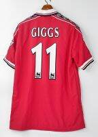 11 GIGGS MAN UTD FULL EPL 1998 1999 RETRO FOOTBALL SHIRT SOCCER JERSEY