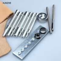 【CC】 11pcs button Installation for Leather Hand Punch Set Hardware Accessories Rivet Fastener