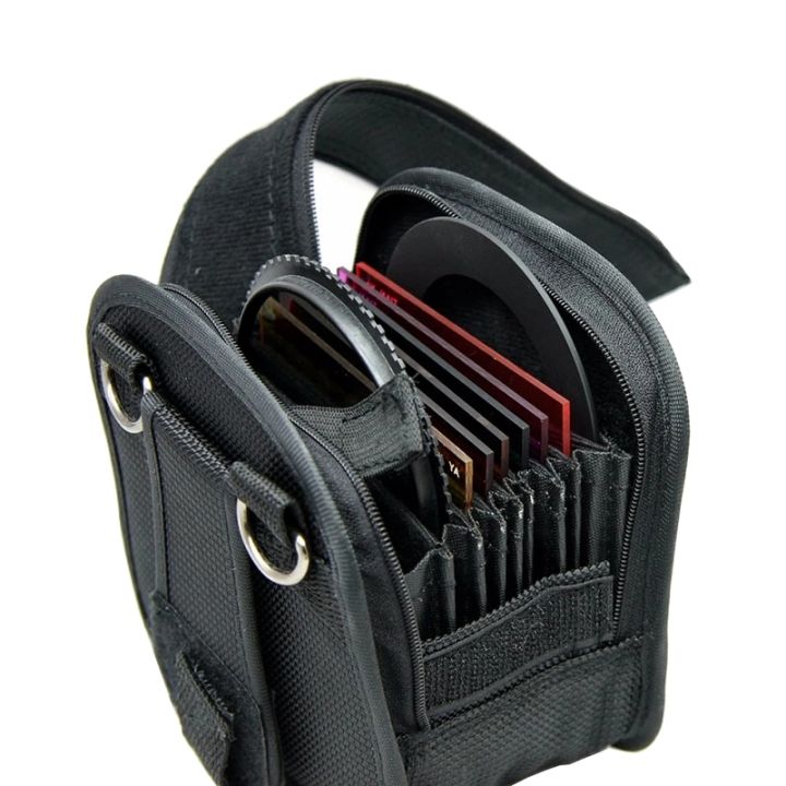 ตัวกรอง9ช่องกระเป๋ากระเป๋าสตางค์กระเป๋าเงินเลนส์กล้อง-uv-cpl-nd-กระเป๋าฟิลเตอร์พร้อมอุปกรณ์เสริม-tali-bahu-slr
