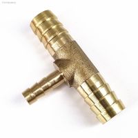 ✜◊☫ Hose Barb 4mm 5mm 6mm 8mm 10mm 12mm 14mm 16mm Tee Type Reducing Brass Barbed Pipe Fitting Reducer Coupler Connector Adapter