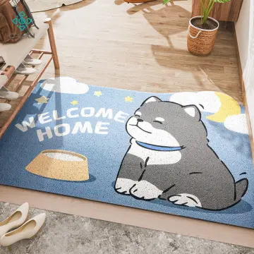 DEXI Bathroom Water Absorbent Rug Rubber Door Mats Diatom Mud Floor Mat  Carpet Anti Slip Diatomite Bath Mat