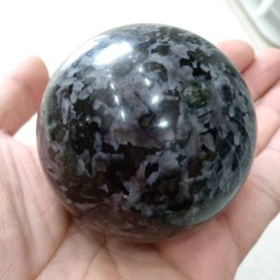 ลูกบอลแคลเซียมพลาโอเนเชอร์จากมาดากัสการ์55-60มม. บอลทรงกลมเงา GARO ธรรมชาติ