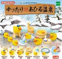 เซ็ต 6 แบบ กาชาปอง เป็ด duck gashapon ออนเซ็น แช่ออนเซ็น