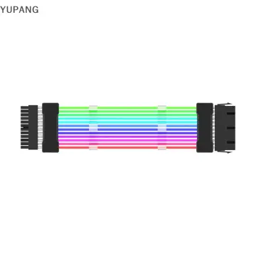 RGB Extension Cable Kit to 2 X 8-Pin GPU Addressable for Computer