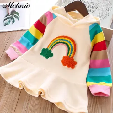 Rainbow dress sale 5t