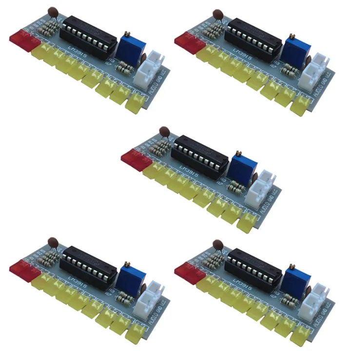 LM3915 DC 9V-12V 10 LED Sound Audio Spectrum Analyzer Level Indicator Kit Diy Electoronics Soldering Practice Set Laboratory I125900602
