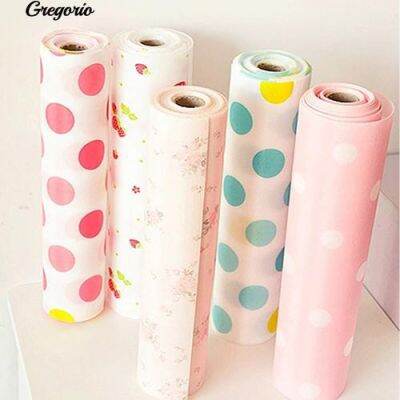 Gregorio 300cm Polka Dots ชั้นตู้กระดาษลิ้นชัก Liner ครัวตาราง Mat