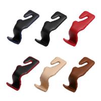 Car Seat Back Hook Premium Leather Rear Storage Car Hook Leather Car Creative Interior Decoration Products