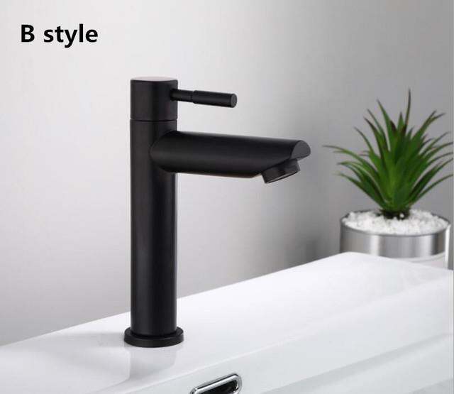 g1-2-matte-black-basin-faucet-304-stainless-steel-bathroom-sink-washing-tap-fashion-single-cold-single-handle-water-tap