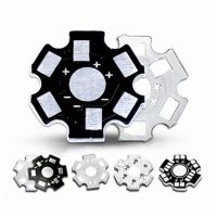 IMROSE 2PIN 4PIN 6PIN 8PIN White Black Color DIY Flashlight LED Lamp Heatsink Cooling Board 20MM Base LED PCB Board Heat Sink Board Aluminum Base Plat