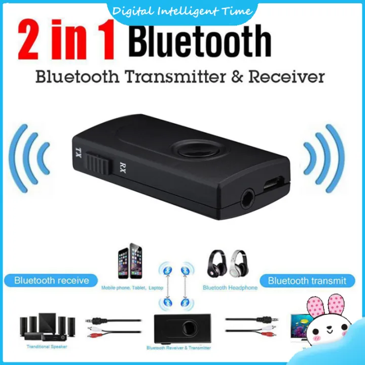 Bluetooth-compatible Transmitter Receiver 2-in-1 Wireless Adapter ...