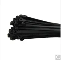 500 250PCS 4x150 180 200 250 300 350 mm Black white Yatai Brand plastic self-locking nylon cable tie plastic ribbon installed