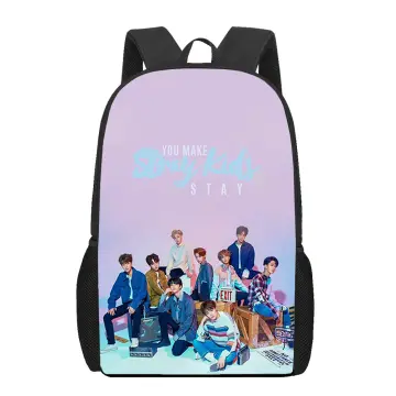 Stray Kids Backpack School Bag Cartoon Laptop Travel Rucksack Outdoor  Fashion