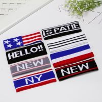 [COD] South Koreas wool knitting letter headband wash face headscarf headgear sports hip-hop sweat-absorbing for men and women