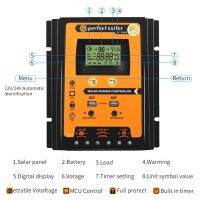 30A MPPT PWM Solar Charge Controller 12V 24V Solar Panel Battery Regulator Dual USB Port LCD Display