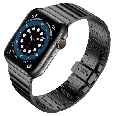 สายนาฬิกาข้อมือสำหรับ Apple Watch ลิงก์สำหรับสายนาฬิกาข้อมือรุ่น Ultra 8 7 6 5 SE,สายพานโลหะสแตนเลสสตีล45มม. 44มม. 41มม. 40มม. 42มม. 49มม.
