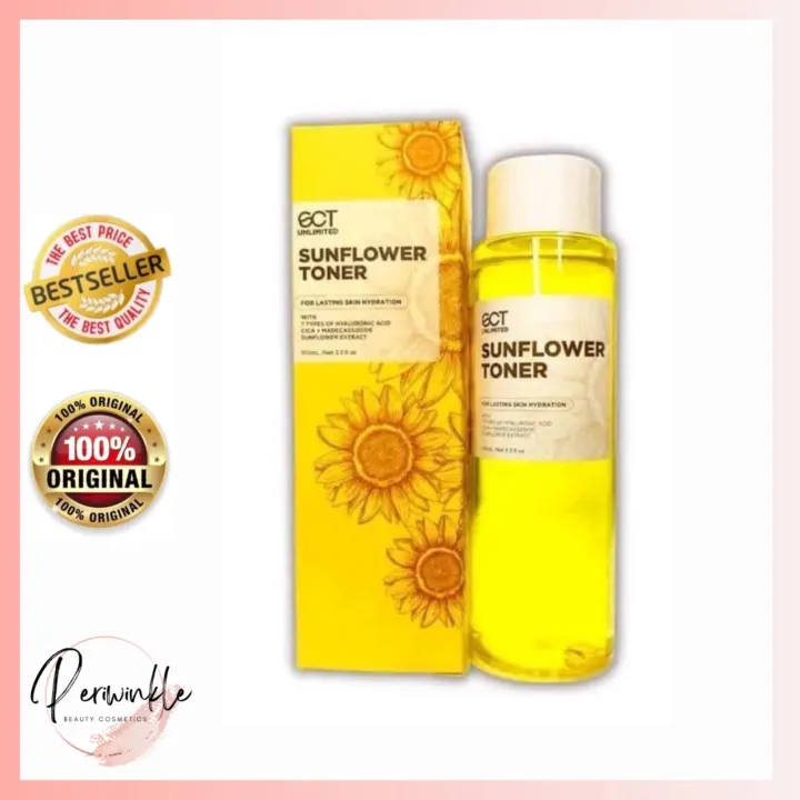 SCT Unlimited SUNFLOWER TONER w/ 7 types of Hyaluronic Acid (For