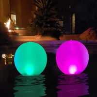 Solar Floating Pool Lights, Inflatable Waterproof LED Solar Glow GlobeFloating Ball Light Outdoor Color Changing LED Night Lamp