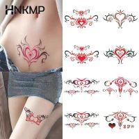 10pcs Waterproof Temporary Tattoos Stickers Tattoo Girl 3d Fake Sex Womb Tattoo Stickers Fake Tattoos For Women