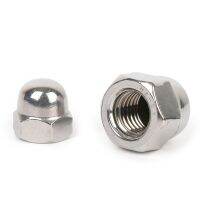 New Product 50Pcs/Lot DIN1587 Stainless Steel Hex Cap Nut Decrotive Domed Head Cover Acorn Nuts M3 M4 M5 M6