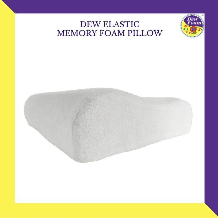 Dewfoam Elastic Memory Foam Pillow Lazada PH