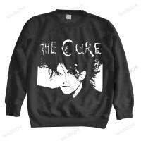 ใหม่มาถึงผู้ชาย Hoodie ฤดูใบไม้ร่วง1986 Cure Robert Smith สีดำ Hoodies ผ้าฝ้ายขนาดกลางเสื้อกันหนาวผ้าฝ้ายชาย Hoody