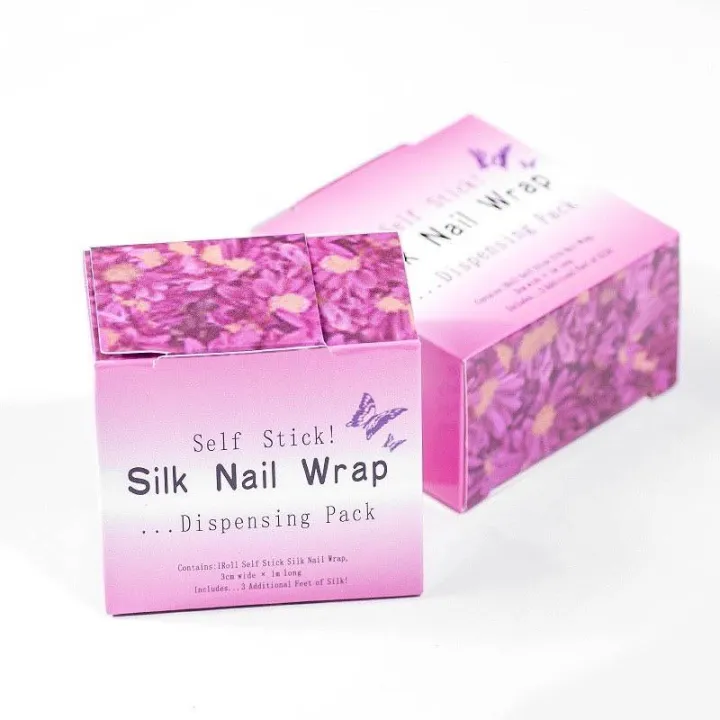 ผ้าซ่อมรอยเล็บฉีก silk nail wrap Lazada.co.th