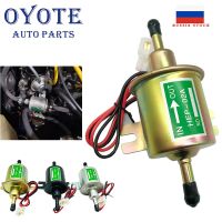 OYOTE วาล์วแก็สดีเซล HEP-02A ไฟฟ้า12V,ปั๊มน้ำมันเชื้อเพลิงเบนซินแบบอินไลน์แรงดันต่ำสำหรับคาร์บูเรเตอร์มอเตอร์ไซค์รถ ATV